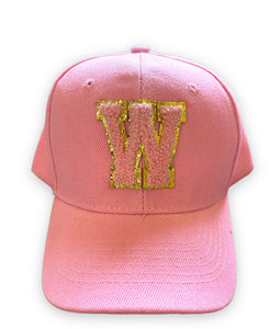 Custom letter baseball cap