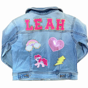 Custom handmade denim jacket