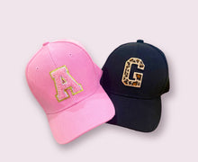 Load image into Gallery viewer, Custom letter baseball cap
